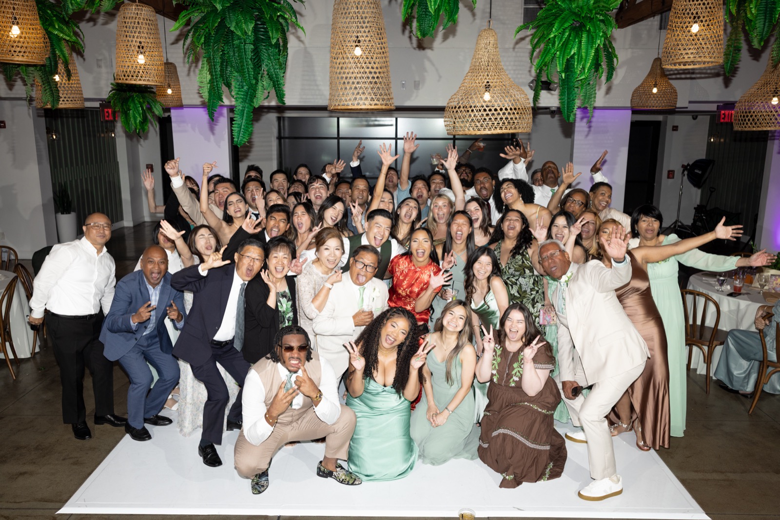 Best man speech with Rachel seated at the sweetheart table at The Colony House