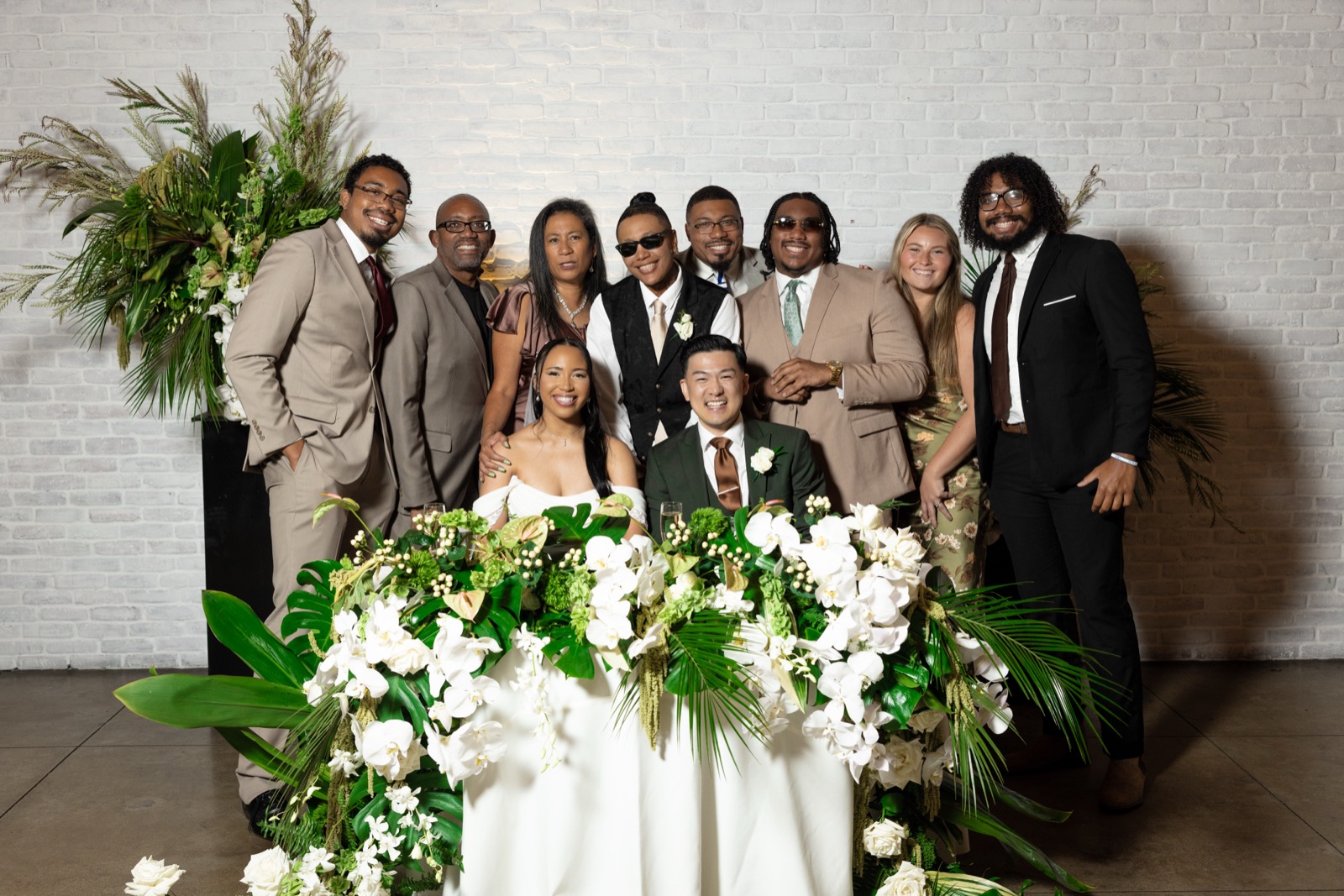 Rachel full bridal portrait with cathedral train at The Colony House Anaheim