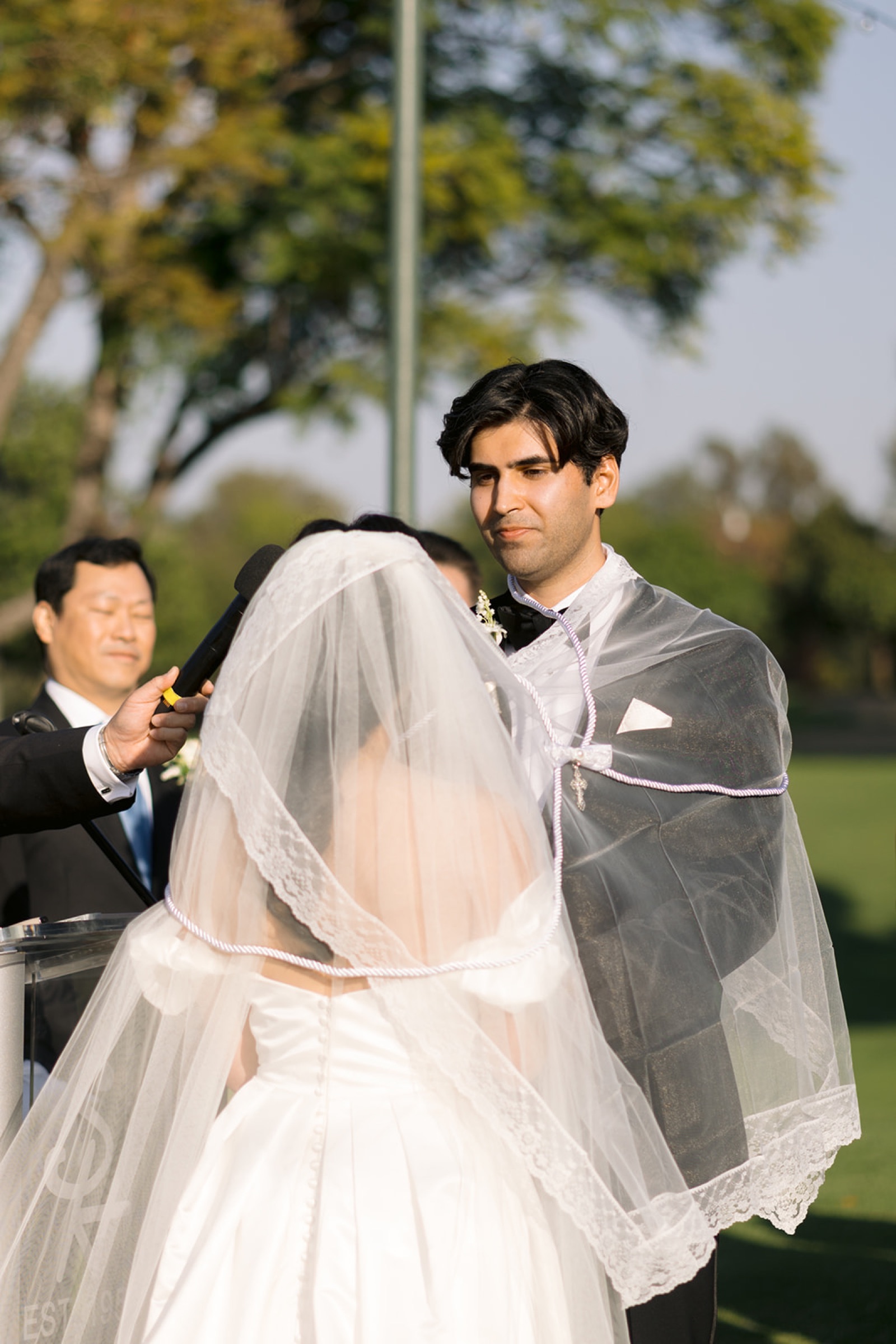 Unity ceremony with lasso at South Hills Country Club wedding