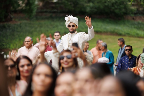 Baraat procession photography