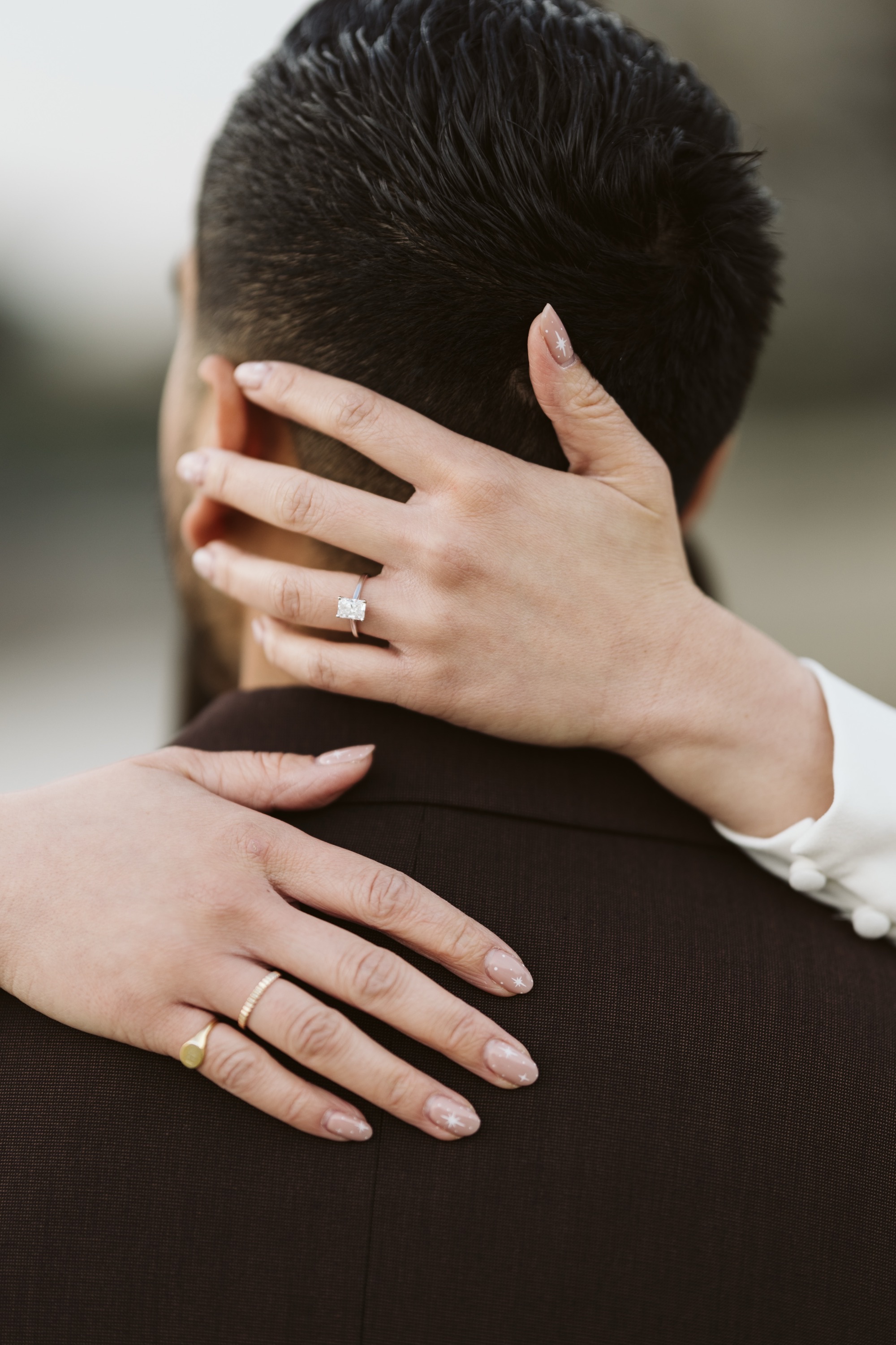 Intimate ring detail shot by Bokeh Weddings