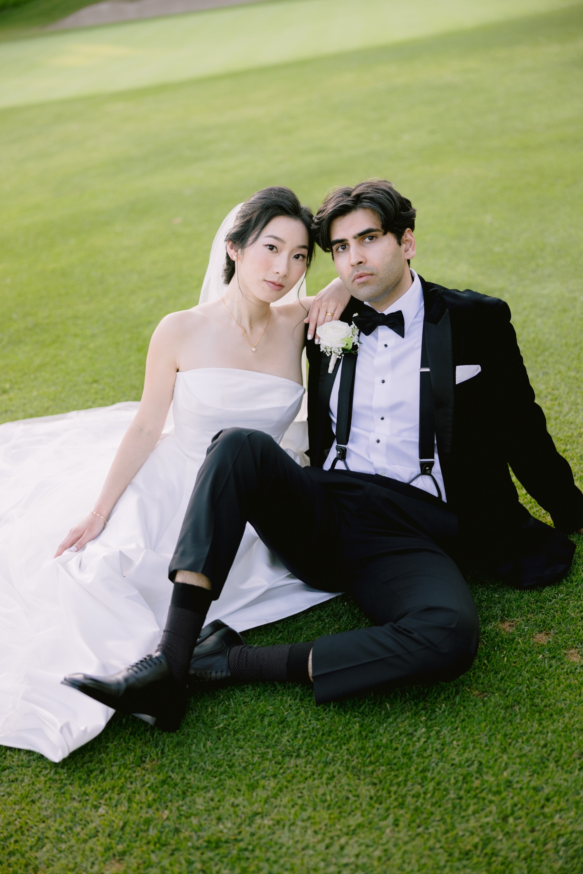 Editorial wedding portrait by Bokeh Weddings