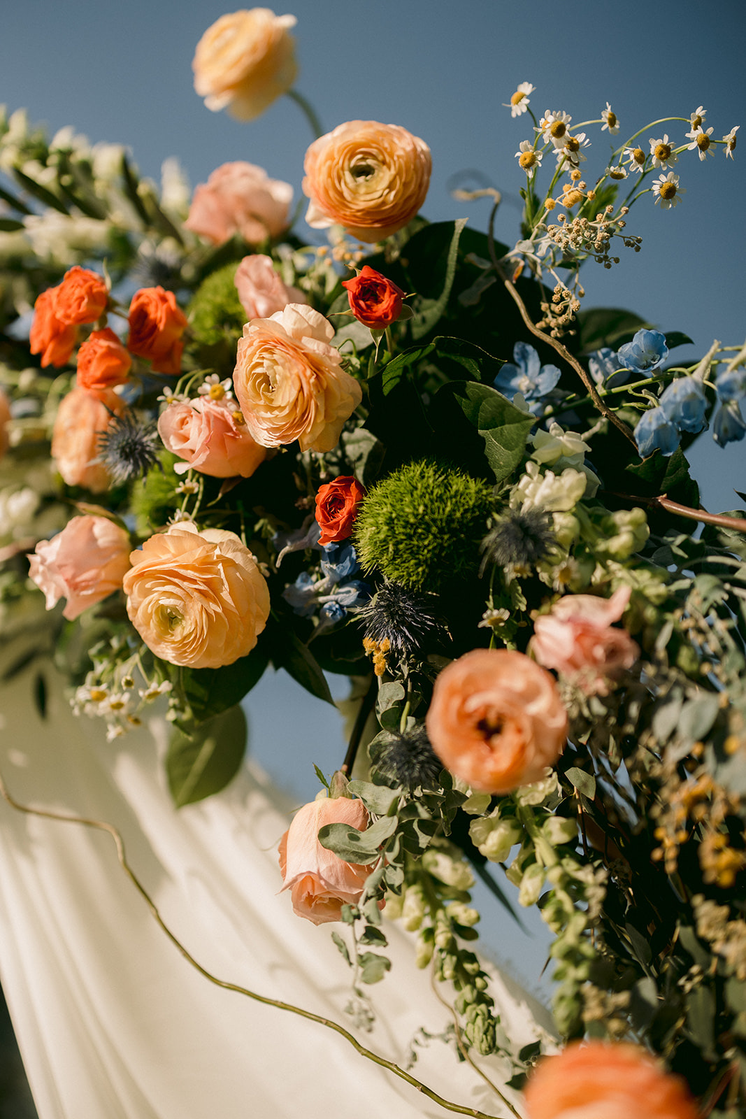 Wedding floral details by Bokeh Weddings
